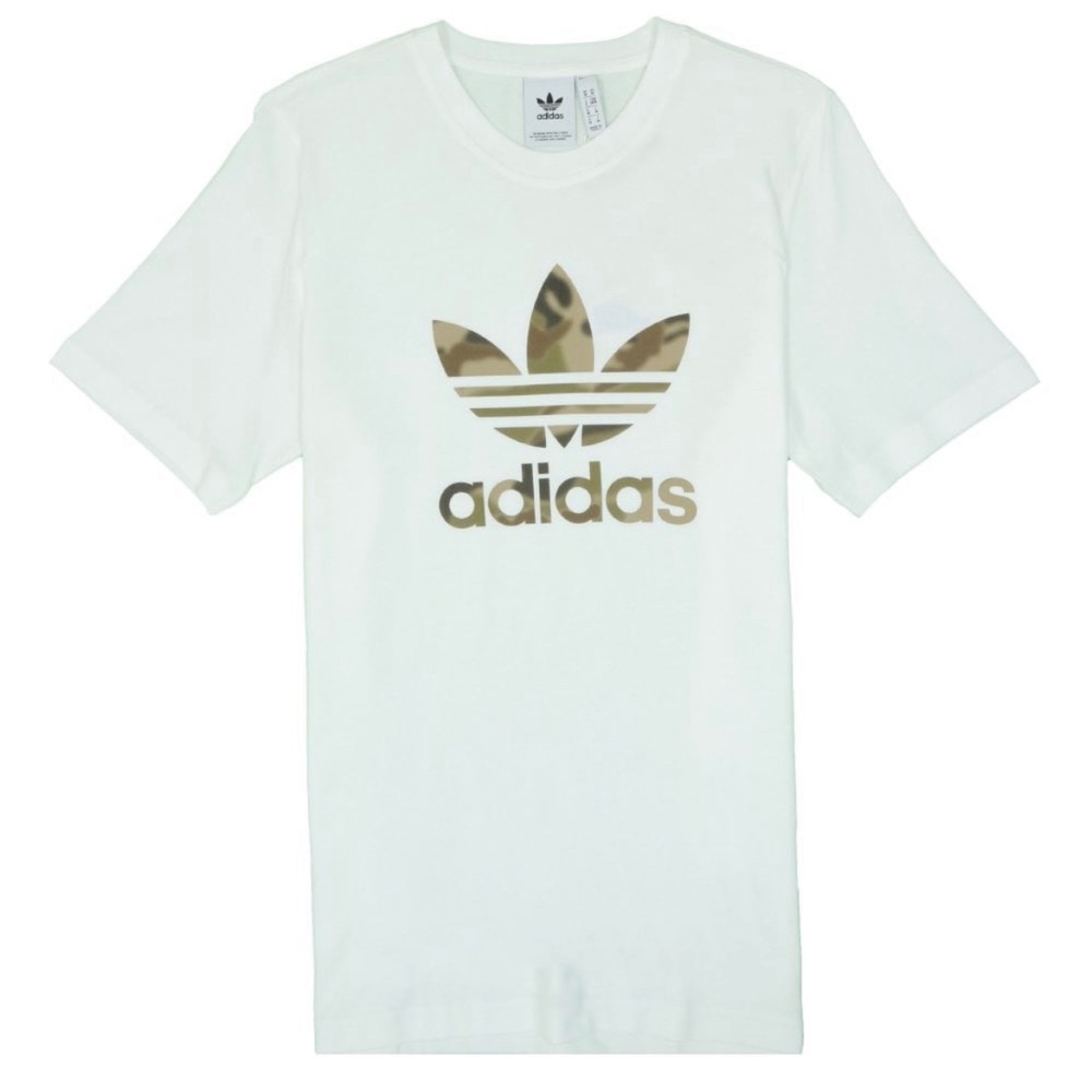 NEW!! ADIDAS CAMO TREFOIL TEE!!